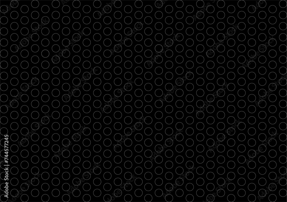 Abstract geometric pattern. Seamless background. Thin line on a black background. Circles. Vector illustration. Flyer background design, advertising background, fabric, clothing, texture, textile patt