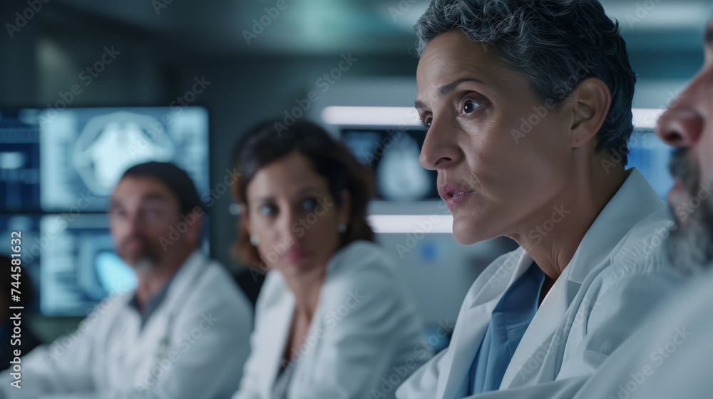 diverse group of doctors in a brainstorming session diverse group of doctors in a brainstorming session