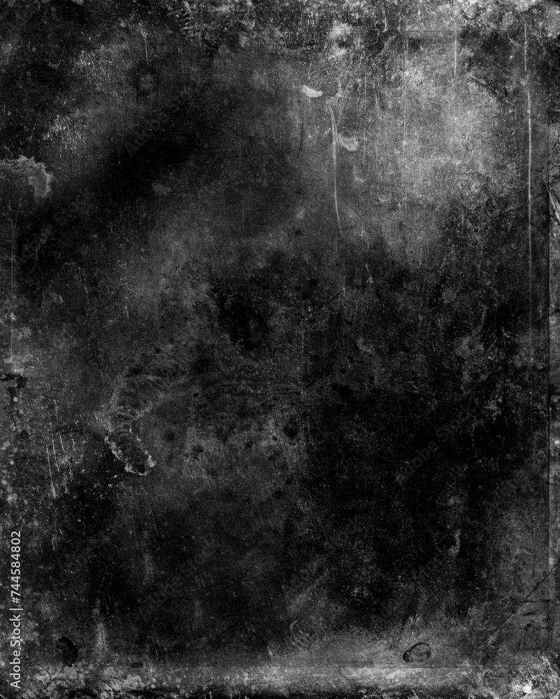 Obraz premium Grey grunge abstract background, damaged texture