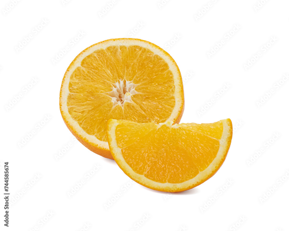 Orange slice isolated on white background Clipping Path Orange slice isolated on white background Clipping Path
