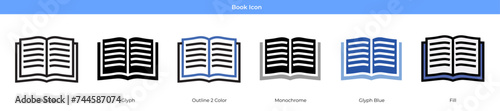 Book Icon Set