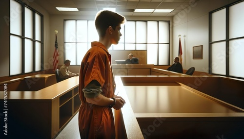 A juvenile court, also known as young offender's court or children's court, is a tribunal having special authority to pass judgements for crimes that are committed by children photo