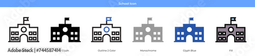 School Icon Set