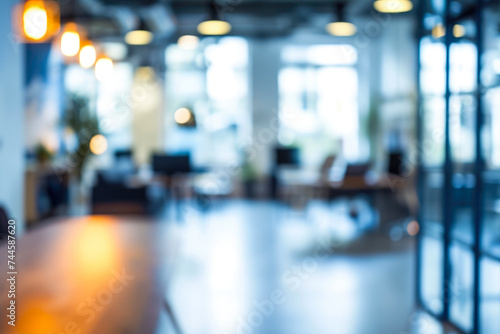 Wallpaper Mural Muted Office Space Blur Torontodigital.ca