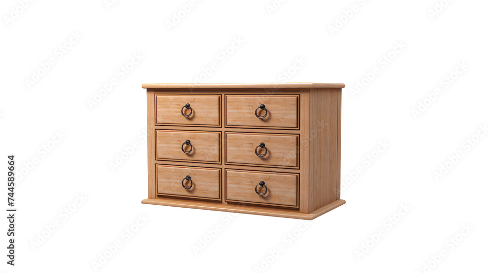 chest of drawers Interior design concept furniture for living isolated on clear png background and transparent background, AI generative. chest of drawers Interior design concept furniture for living isolated on clear png background and transparent background, AI generative.
