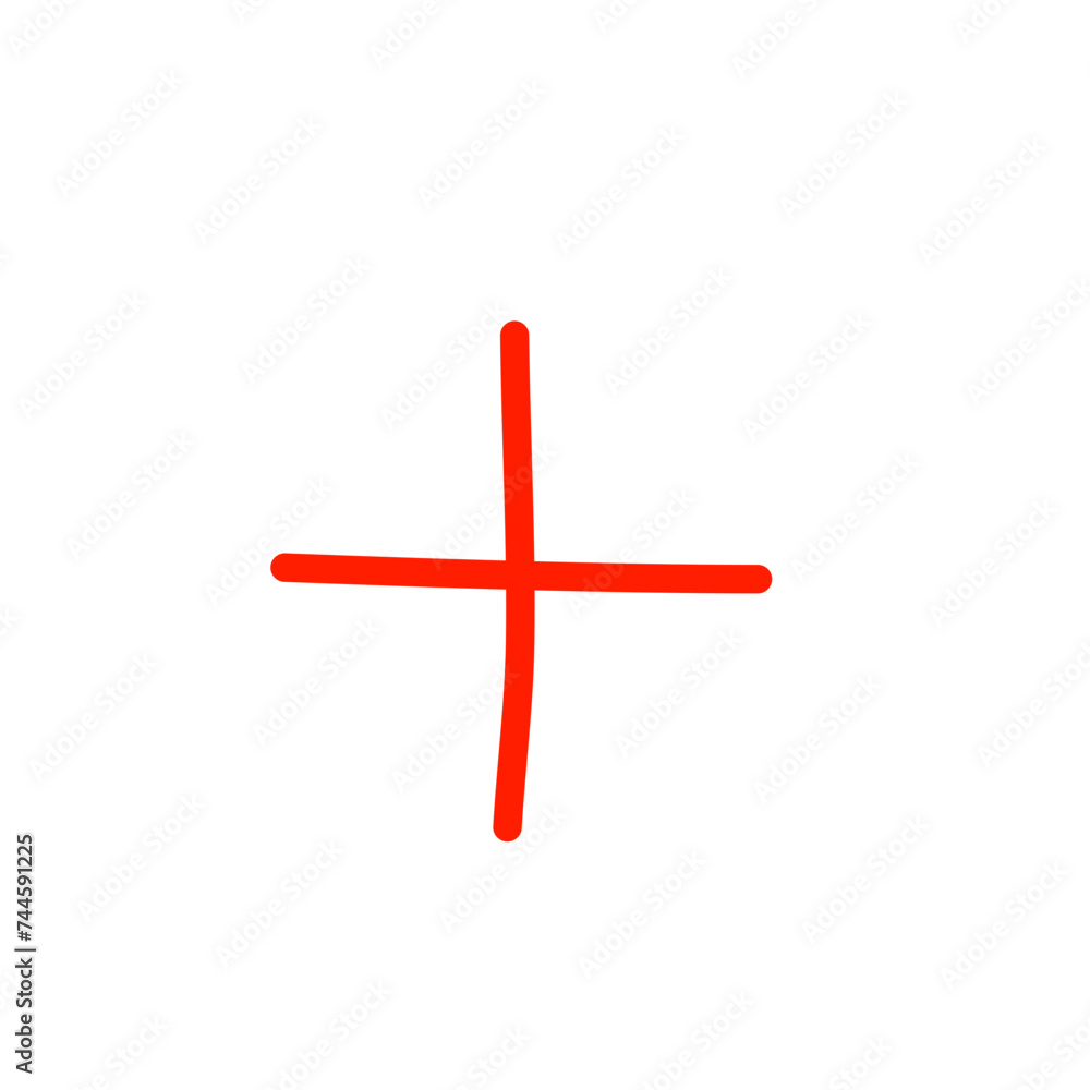 Obraz premium Hand Drawn Math Icon