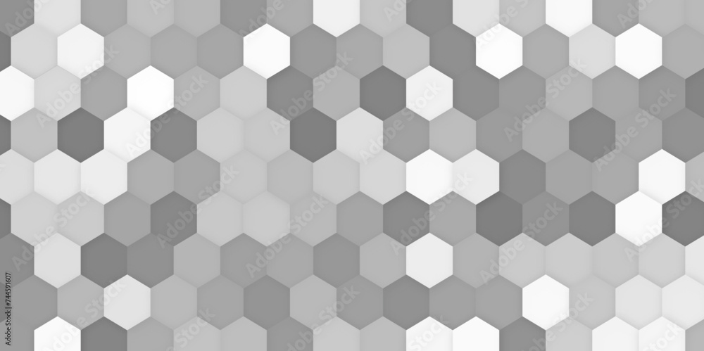 Retro geometric hexagon seamless pattern. Retro geometric hexagon seamless pattern.