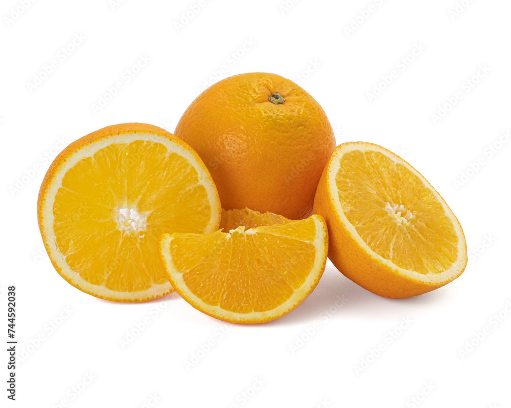 Ripe orange isolated on white background Clipping Path Ripe orange isolated on white background Clipping Path