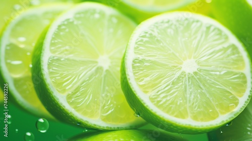 Fresh lime abstract background. 