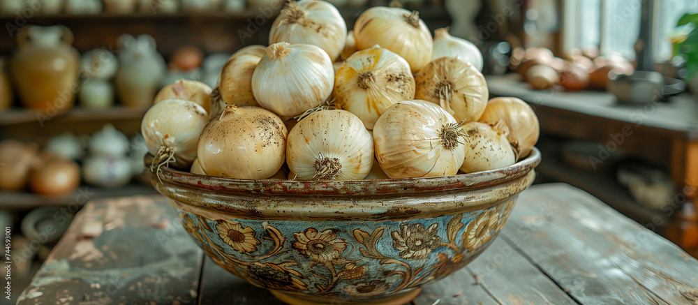 white onions in a bowl