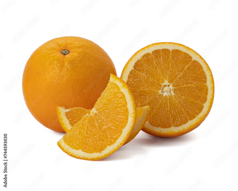 Ripe orange isolated on white background Clipping Path Ripe orange isolated on white background Clipping Path