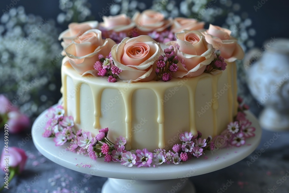 A small yet special mini cake ideal for intimate celebrations. A small yet special mini cake ideal for intimate celebrations.