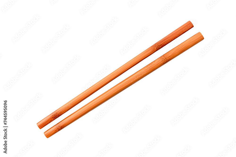 Wooden chopsticks on transparent background Wooden chopsticks on transparent background