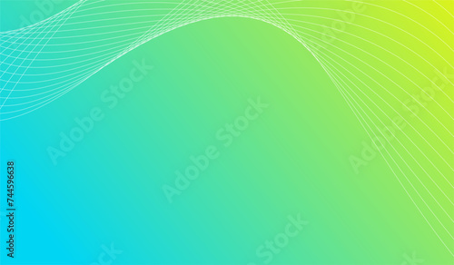Wave Background Gradient Style Template 