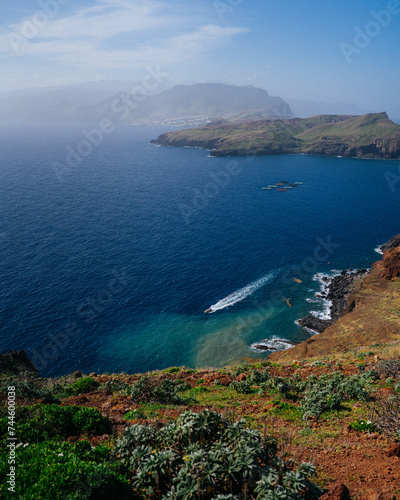 View of one of the best sights of Madeira Island. Cape Ponta de São Lourenço, Madeira Island, Portugal