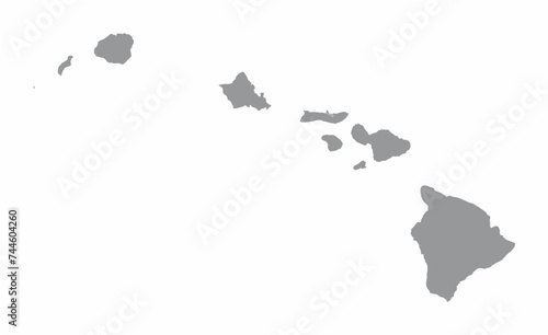 Hawaii counties map