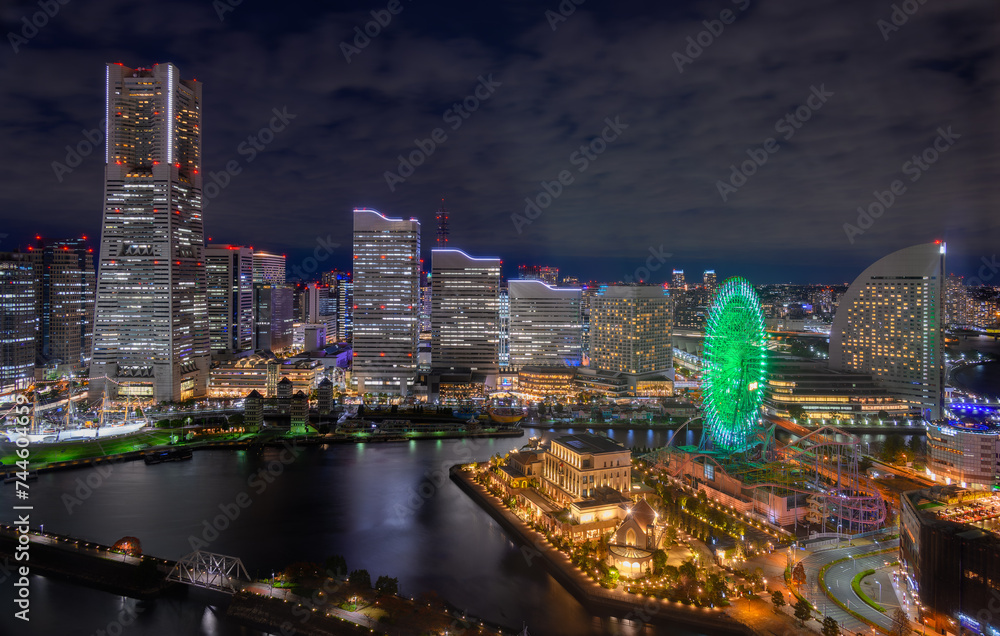 Obraz premium みなとみらいの夜景