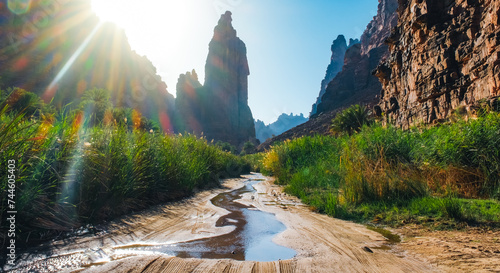 Wadi Disah, Saudi Arabia photo