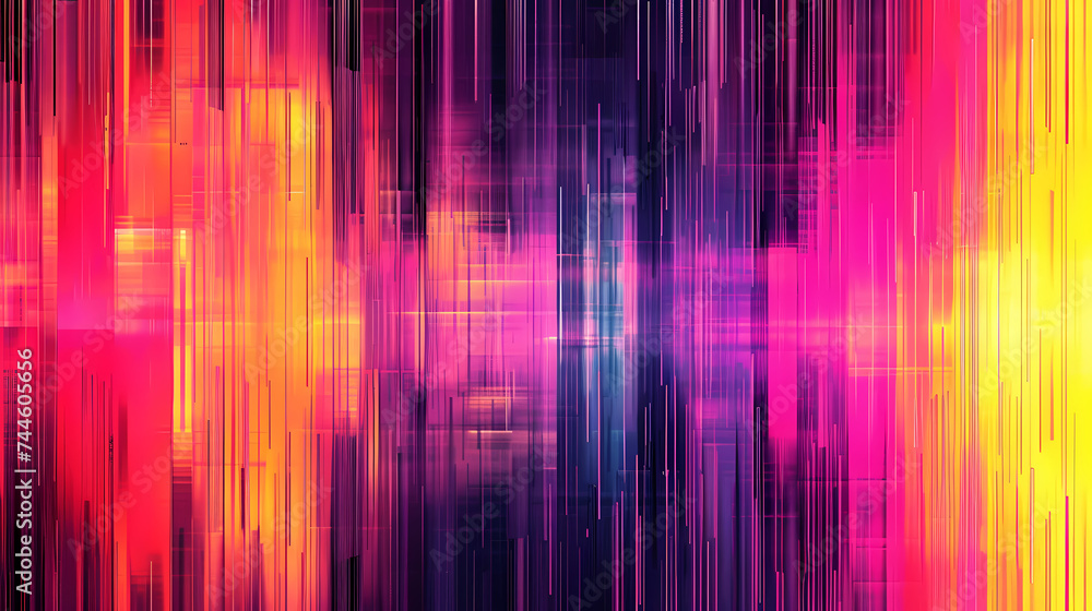Vibrant Abstract Pixel Rain Digital Background Vibrant Abstract Pixel Rain Digital Background