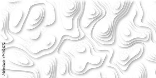 3d render, abstract white paper background. Paper cut vector art background banner texture. multi layer cutout geometric pattern on vector, Abstract soft white background with waves.	