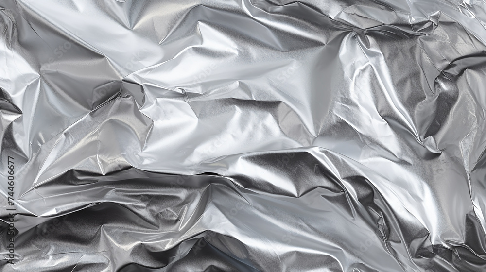 Aluminum foil texture background. Silver crumpled sheet of paper. Aluminum foil texture background. Silver crumpled sheet of paper.