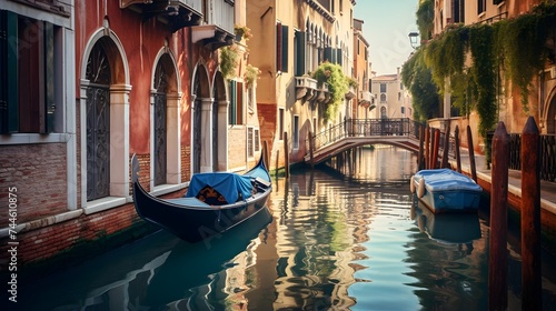 Canals of Venice in Italy © I