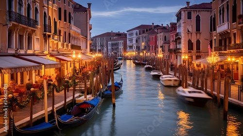 Grand Canal in Venice at night © I
