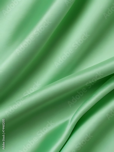 a green close up fabric texture background