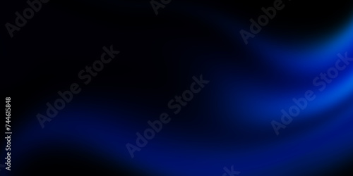 Dark blue gradient abstract blur background 
