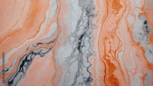 Marble ink soft peach. Peach marble pattern texture abstract background. Ideal for background or wallpaper use. 