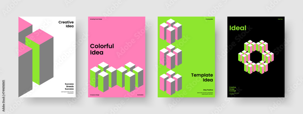 Geometric Book Cover Template. Creative Brochure Layout. Isolated Poster Design. Report. Banner. Business Presentation. Flyer. Background. Newsletter. Advertising. Handbill. Portfolio