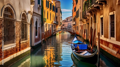 Venice, Italy. Panoramic view of the Grand Canal © I