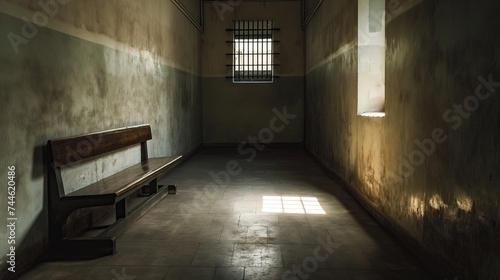 Empty Prison Cell