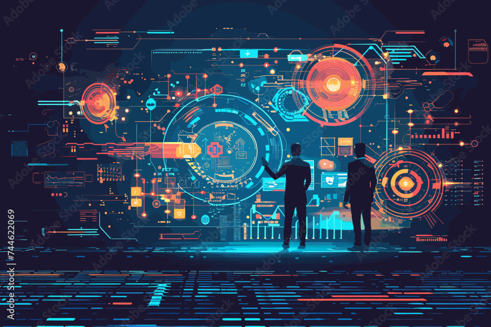 Futuristic Technology Innovation, Creative Digital Transformation ...