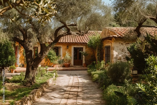 RusticCharm MedVilla with Olive Grove Olive Tree Paradise Mediterranean Villa
