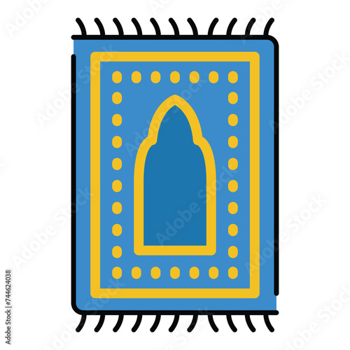  A designated space for prayer, promoting focus and humility during acts of worship.