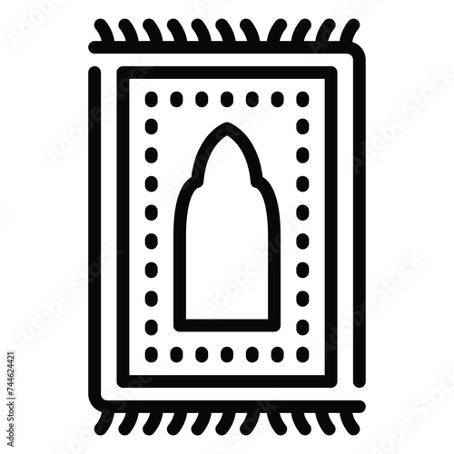  A designated space for prayer, promoting focus and humility during acts of worship.