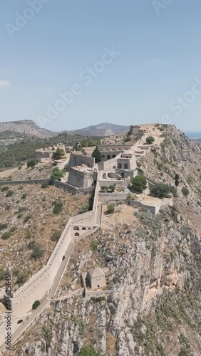 Venetian fortification Mohemvasia South of Peloponeso Greece photo
