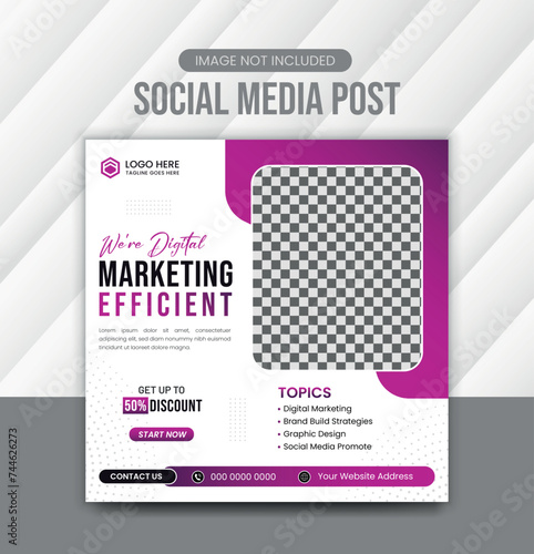 Modern Professional Social media post and Corporate post design  (ID: 744626273)