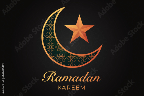 Ramadan, Eid al-Fitr, Islamic new year mosque background greeting card