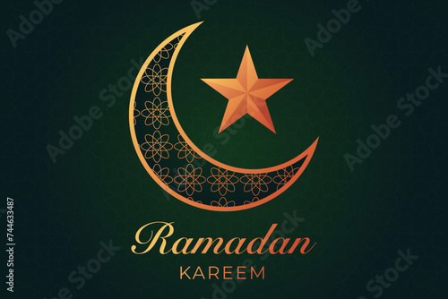 Ramadan, Eid al-Fitr, Islamic new year mosque background greeting card
