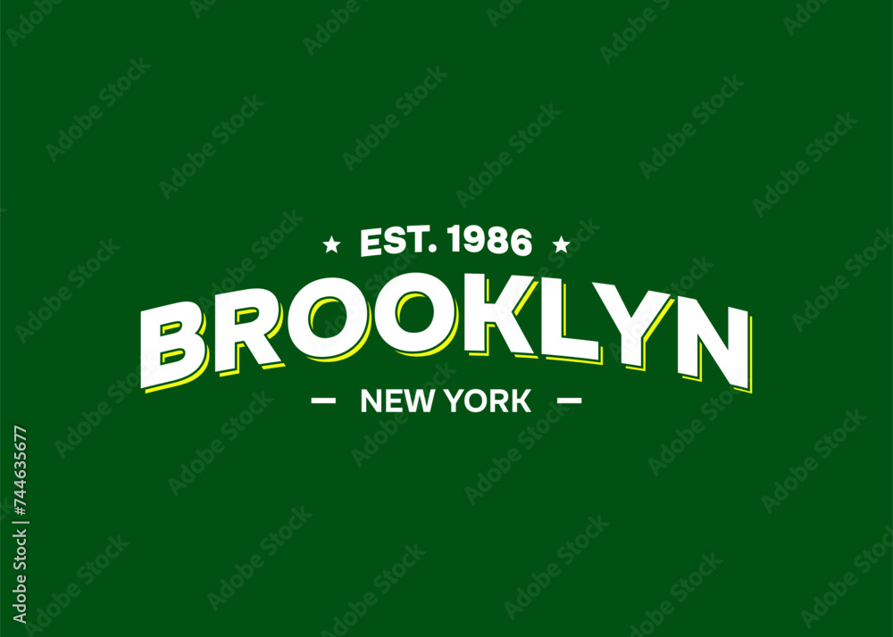 Vector streetwear design urban fashion the words brooklyn on it
Vector streetwear design urban fashion the words brooklyn on it