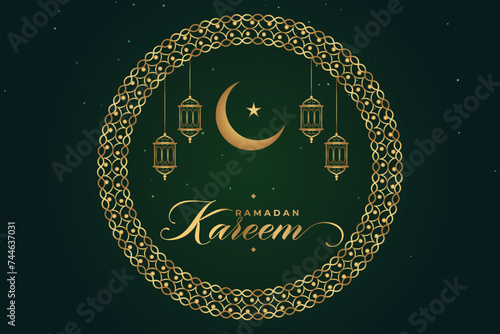 Ramadan, Eid al-Fitr, Islamic new year mosque background greeting card