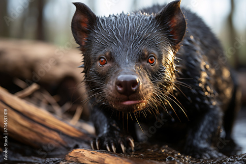Tasmanian devil close up © wendi
