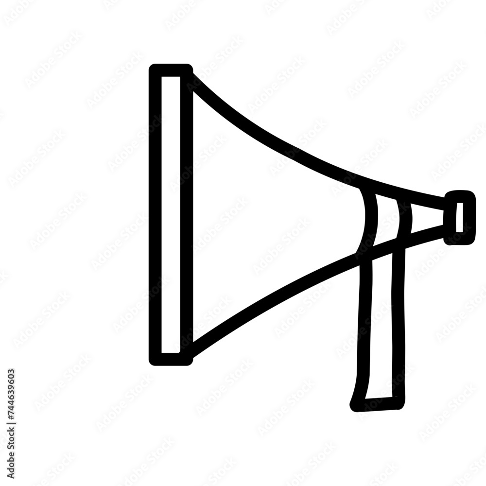 Megaphone Hand Drawn Megaphone Hand Drawn