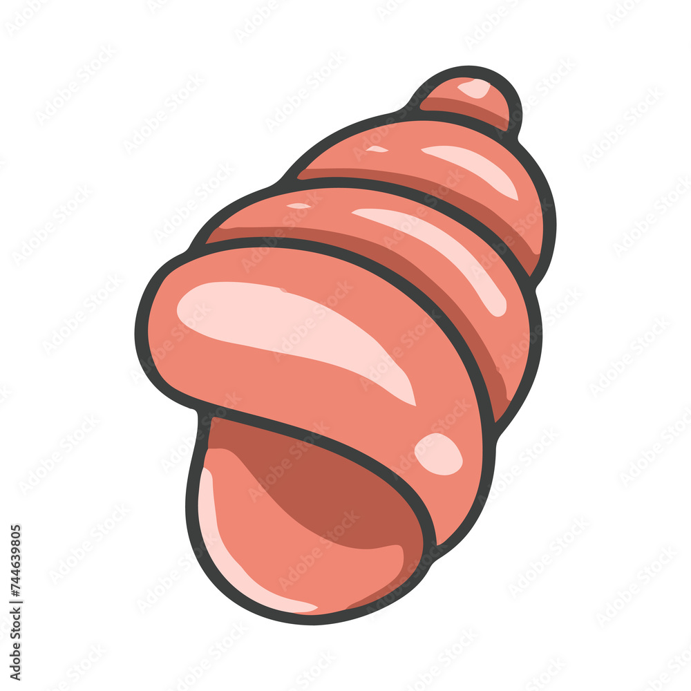 Obraz premium Super cute mermaid and sea stickers