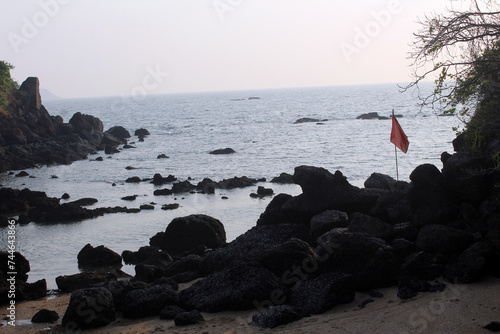 beach and rocks