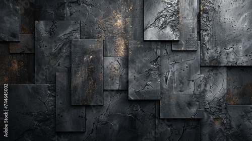An evocative modern abstract backdrop inspired by the gritty atmospheres and femme fatale allure