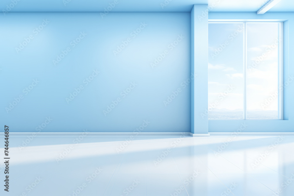 Obraz premium empty white room