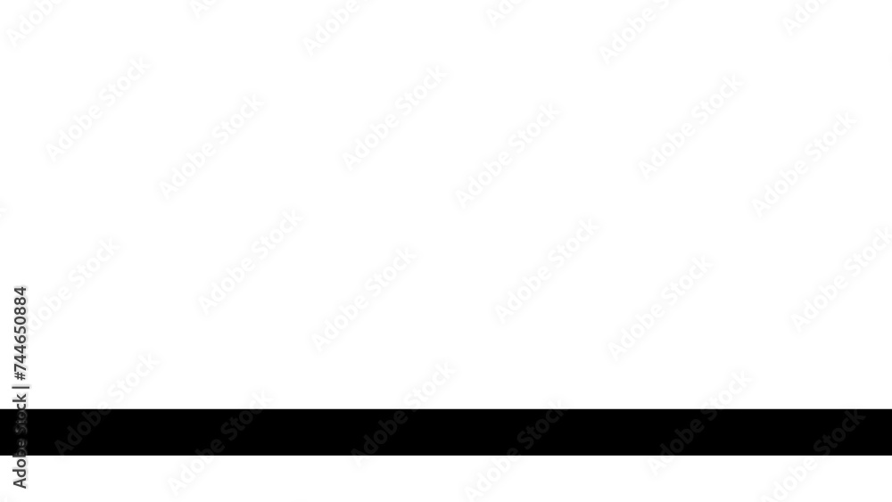 A black bar at the bottom of the screen A black bar at the bottom of the screen